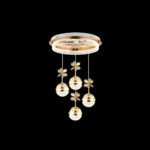 Begonya Gold 3 Renkli Led’li Dim’lenebilir Avize