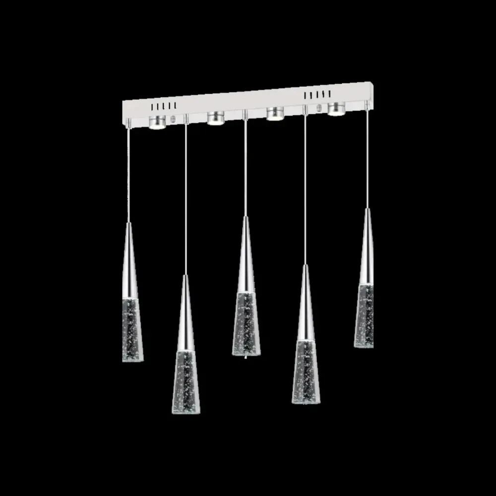 Kahire 102 Sarkıt Ledli Avize 3+1 (3) Kahire 102 Sarkıt Led'li Avize 5'li - Görsel 1