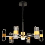 Aura Gold LED Avize | Modern Dimlenebilir Salon Avizesi